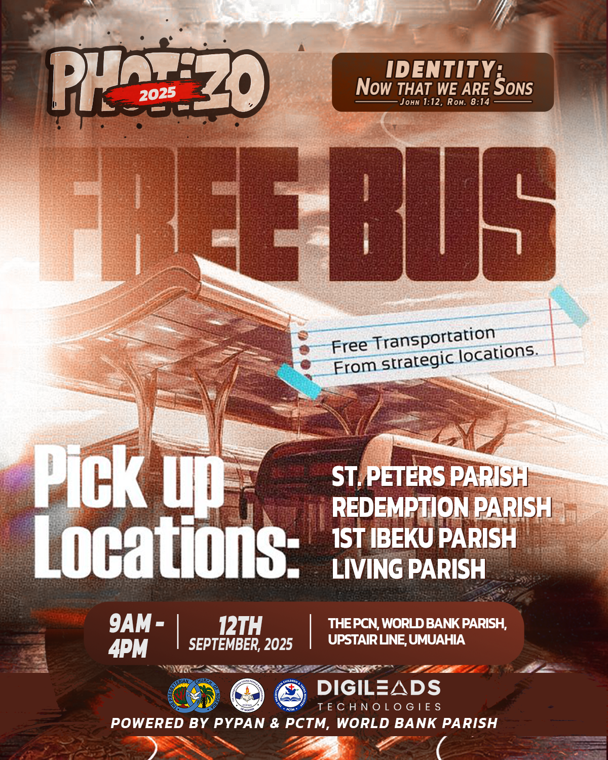 Photizo youth conference design